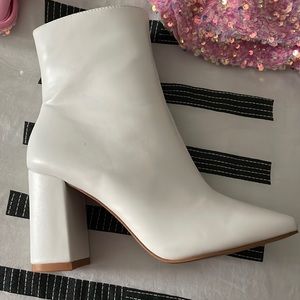 Fashion nova white heels